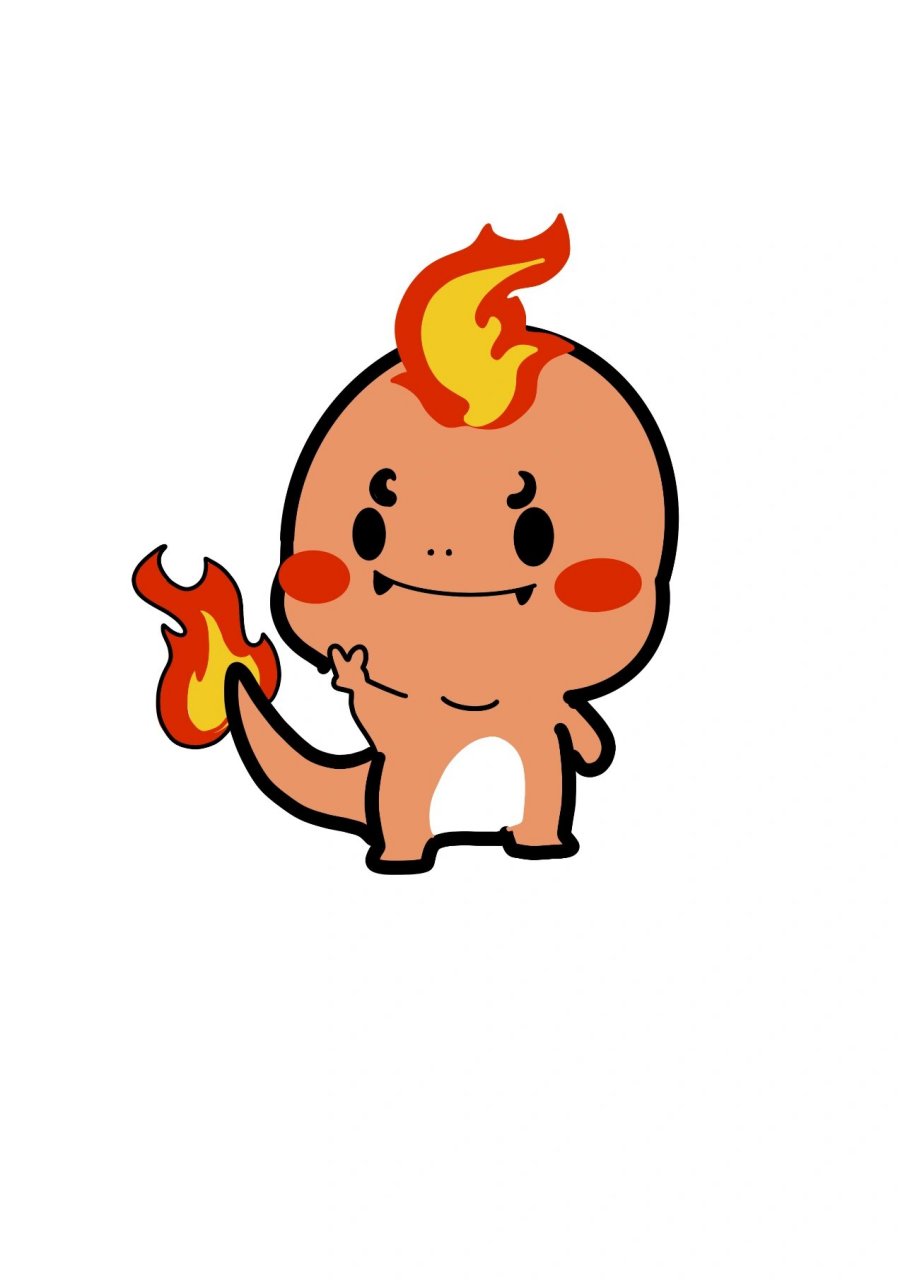 手把手教你画q版小火龙