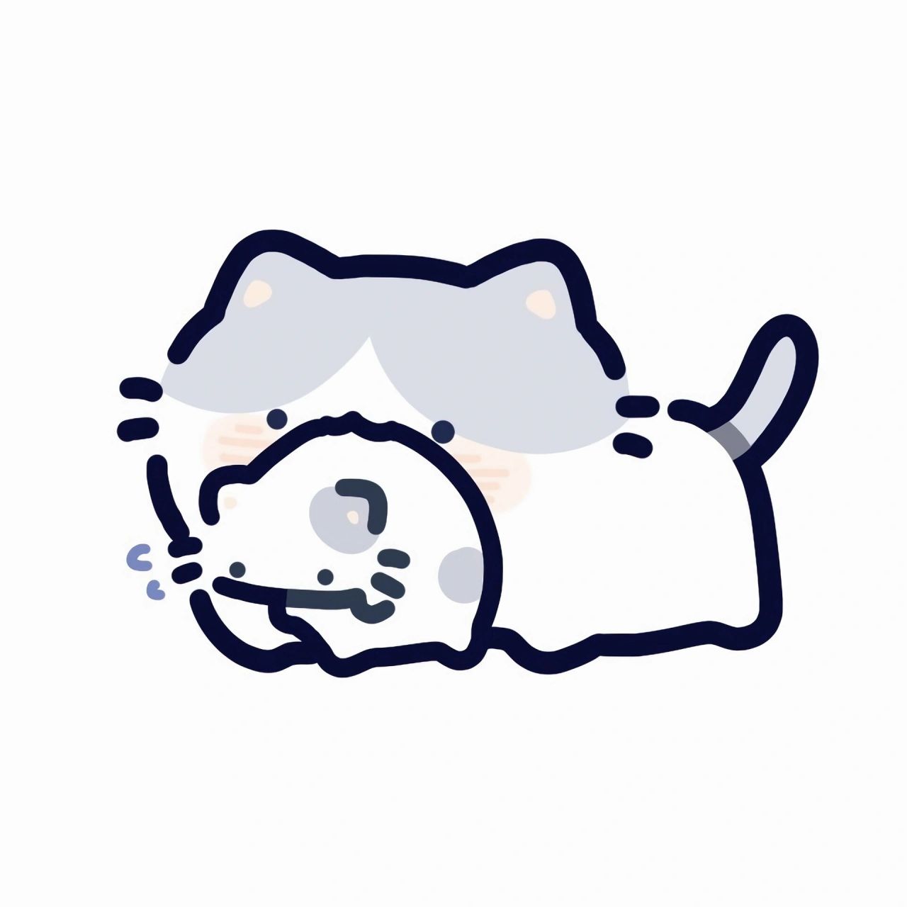 可爱猫猫 | 卡通头像 画师ins:gud_doodle