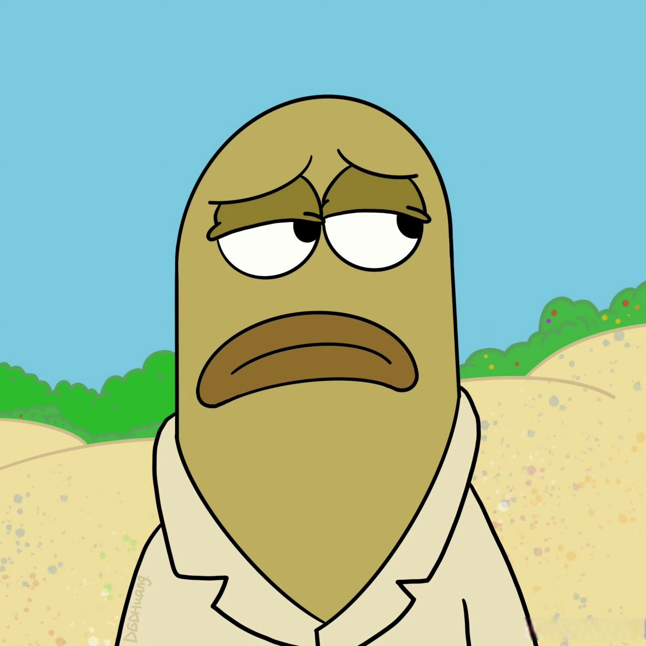 nwu分享#  海绵宝宝里彼得堡路人鱼 via:宝藏碎片