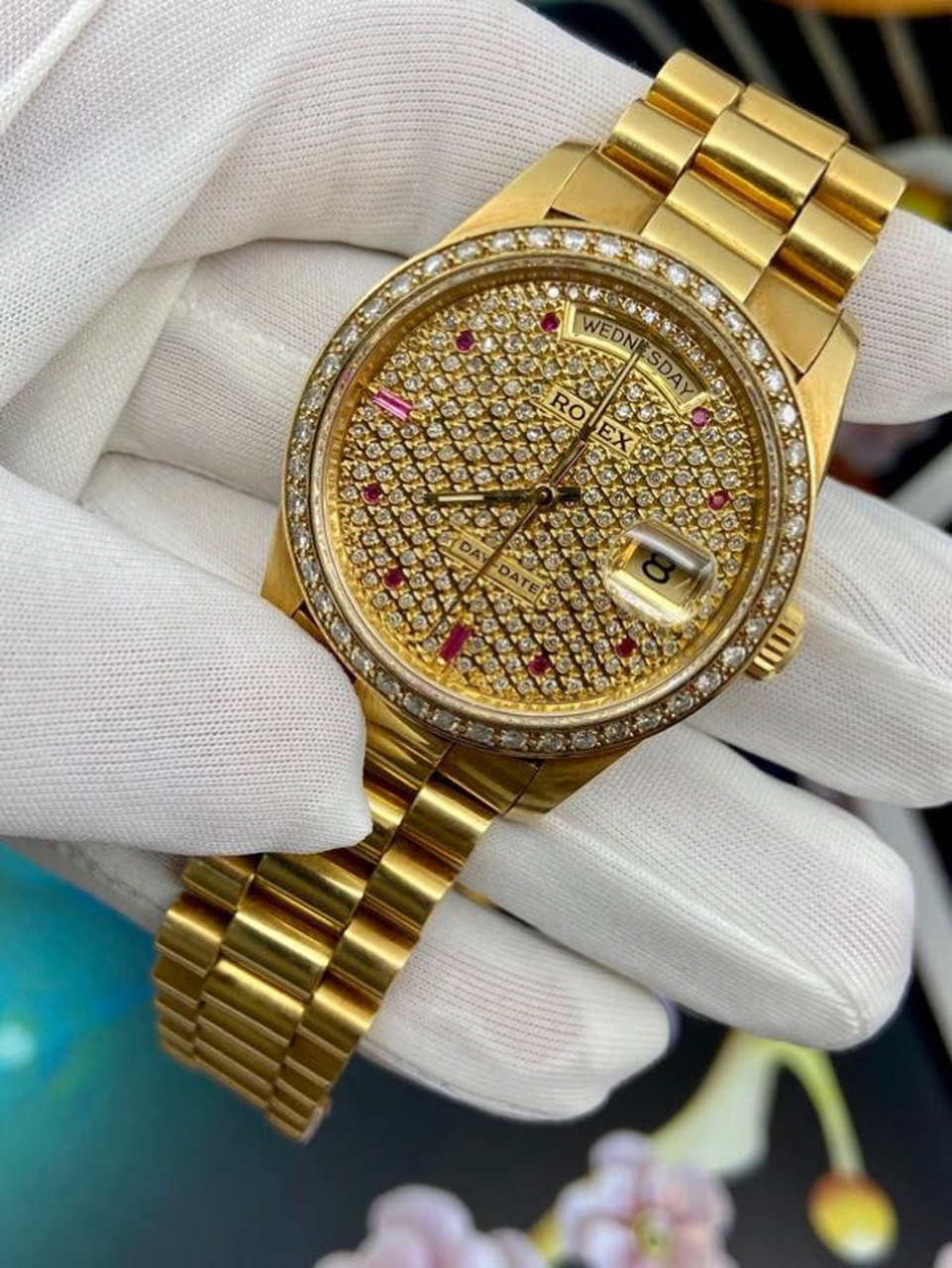 劳力士日历18238 完美升级 9215劳力士日历18238 完美升级 后钻