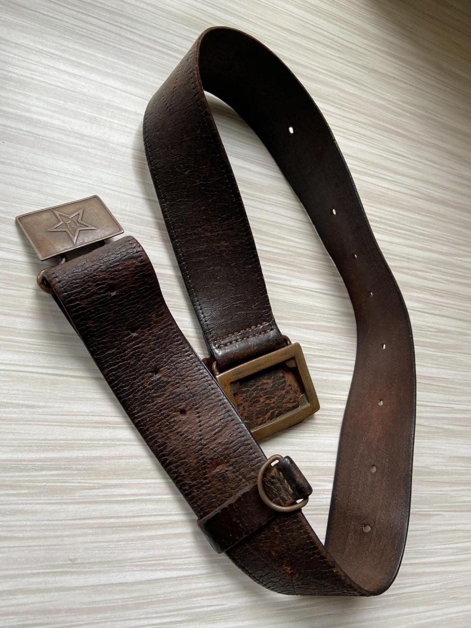 55年八一军官皮带.