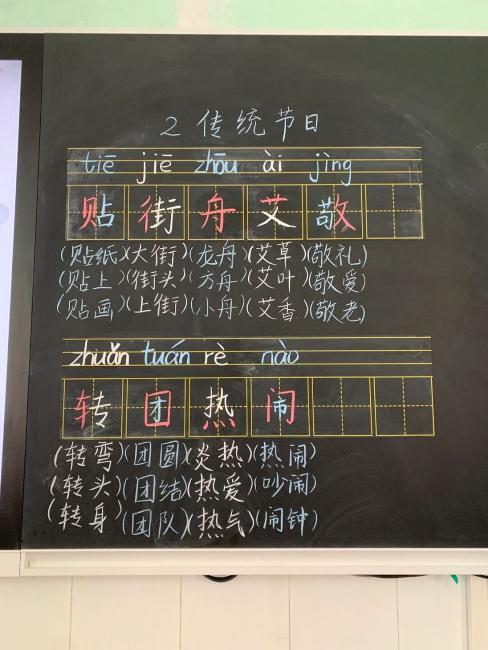 二年级下册语文《传统节日》课堂笔记 #课堂笔记# #课堂# #笔记
