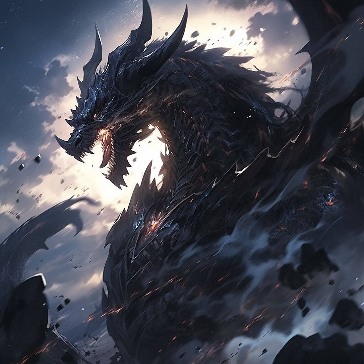 中国神话黑龙跟西方的,你们更喜欢哪一个呀 0202020202