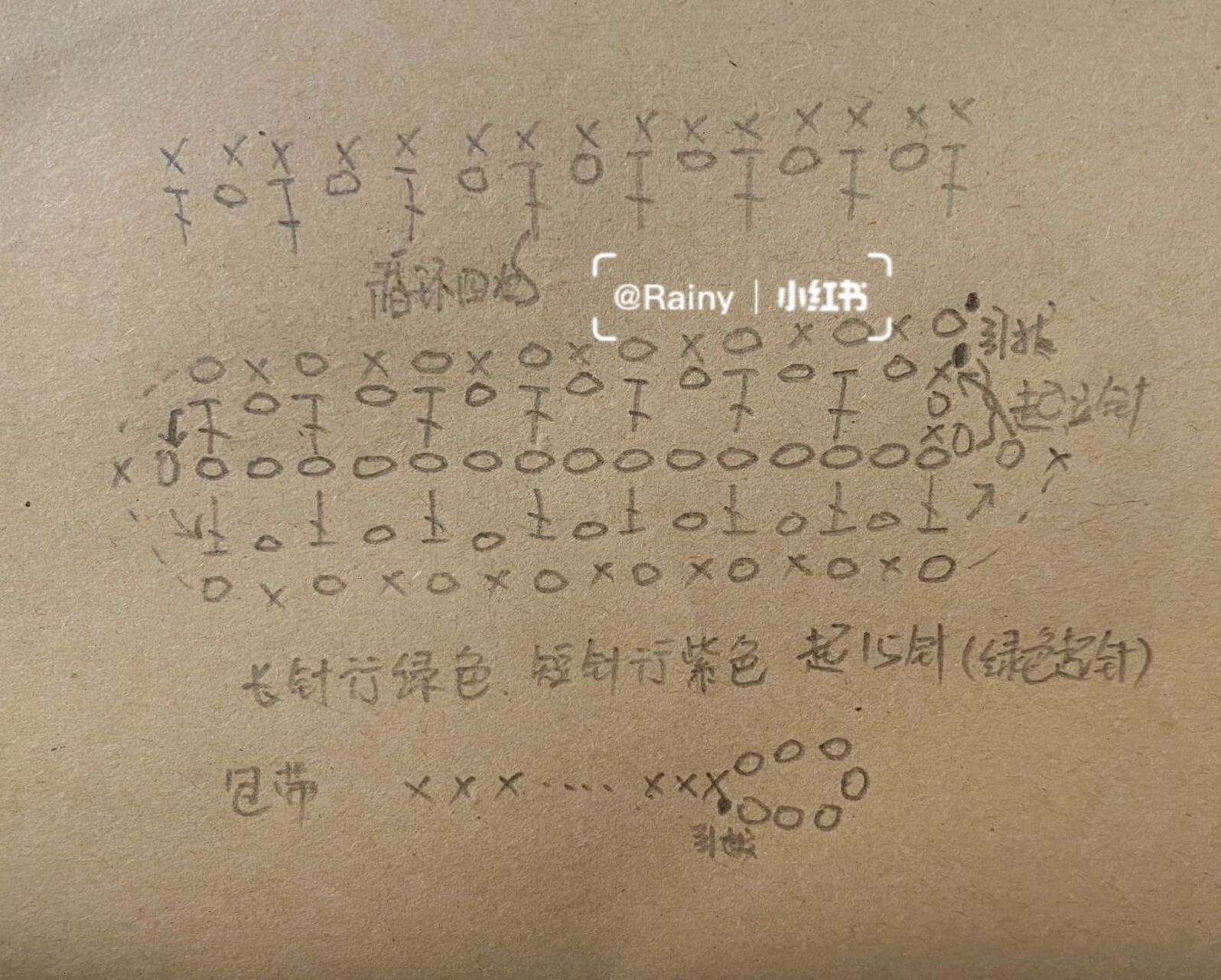 撞色镂空耳机包 | 钩针编织附图解教程 研究配色搞了个小样 嘿～刚好