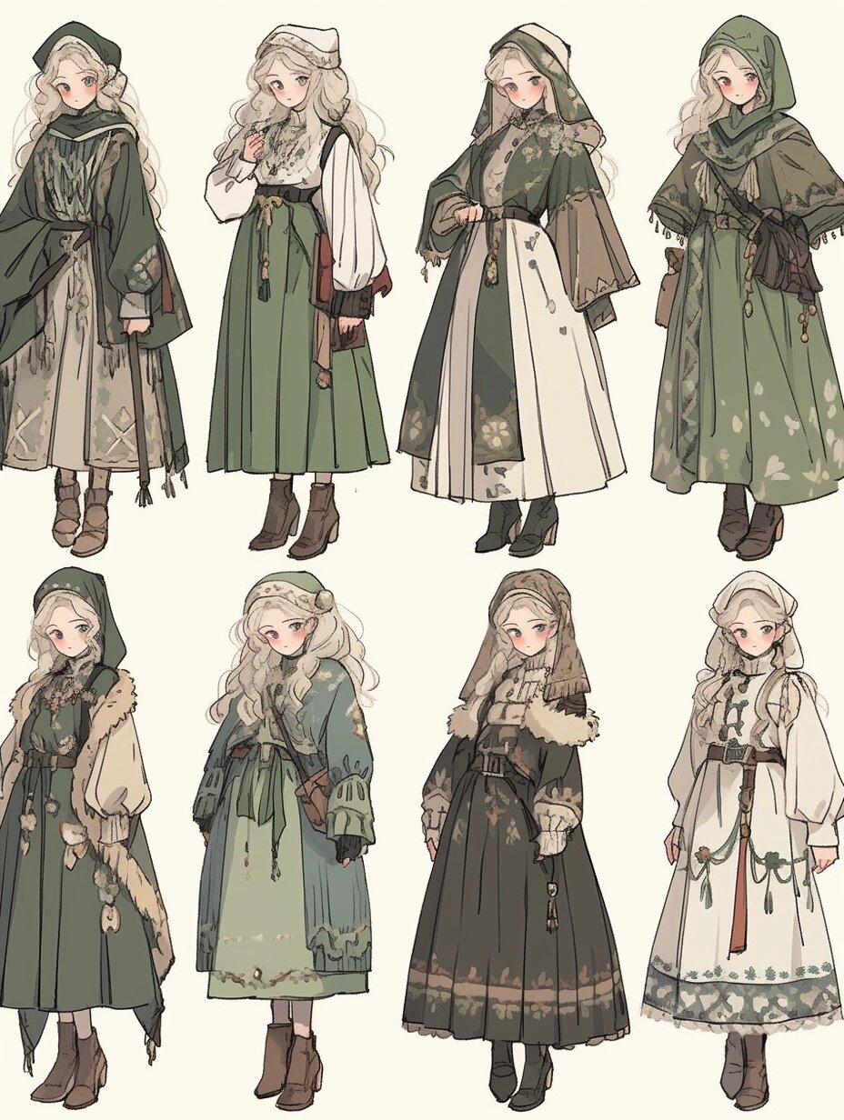 🌳森绿色系小裙子