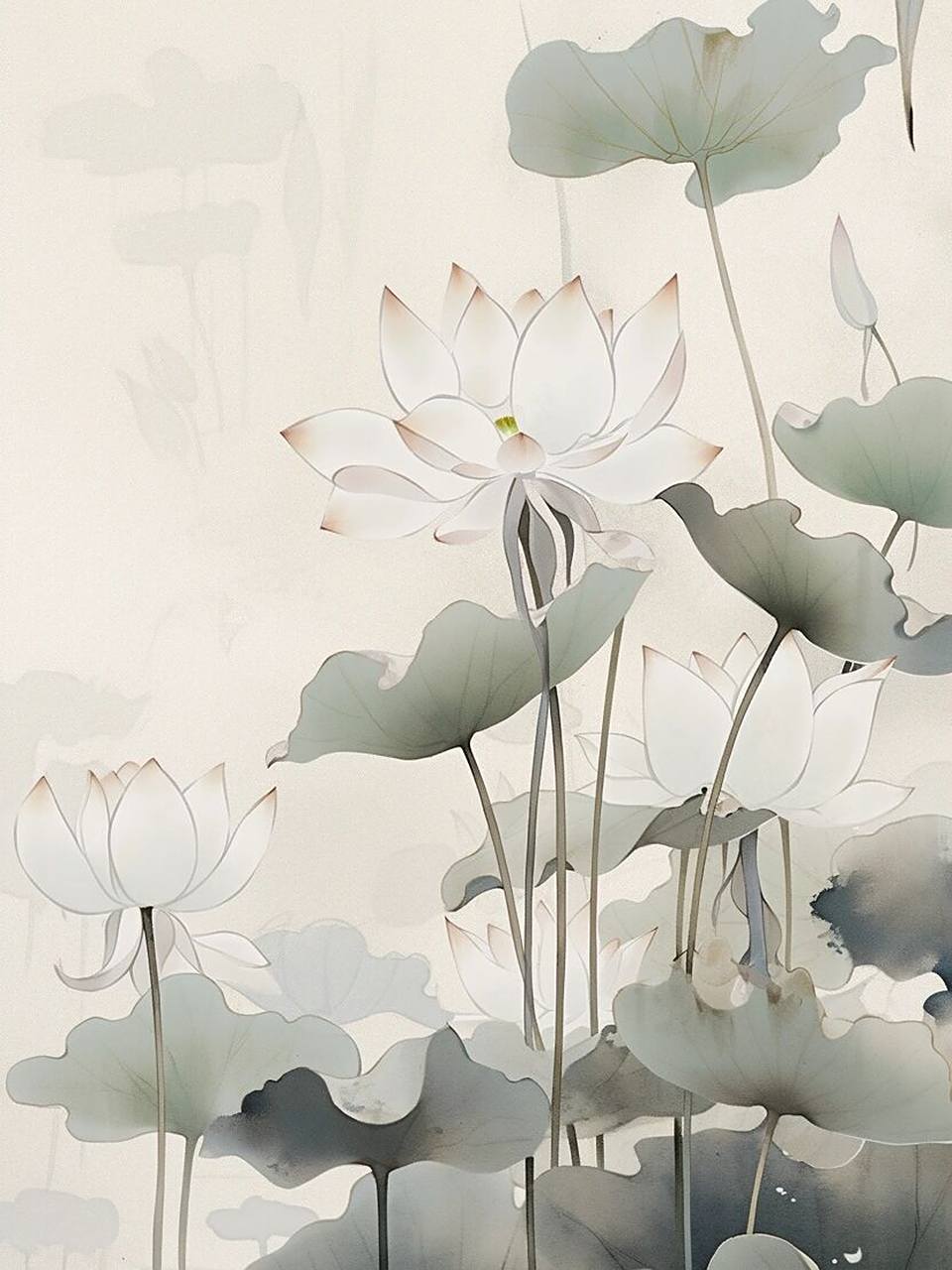 工笔画# #国画# #节气插画# #中国风# #插画# #荷花# #国画花鸟