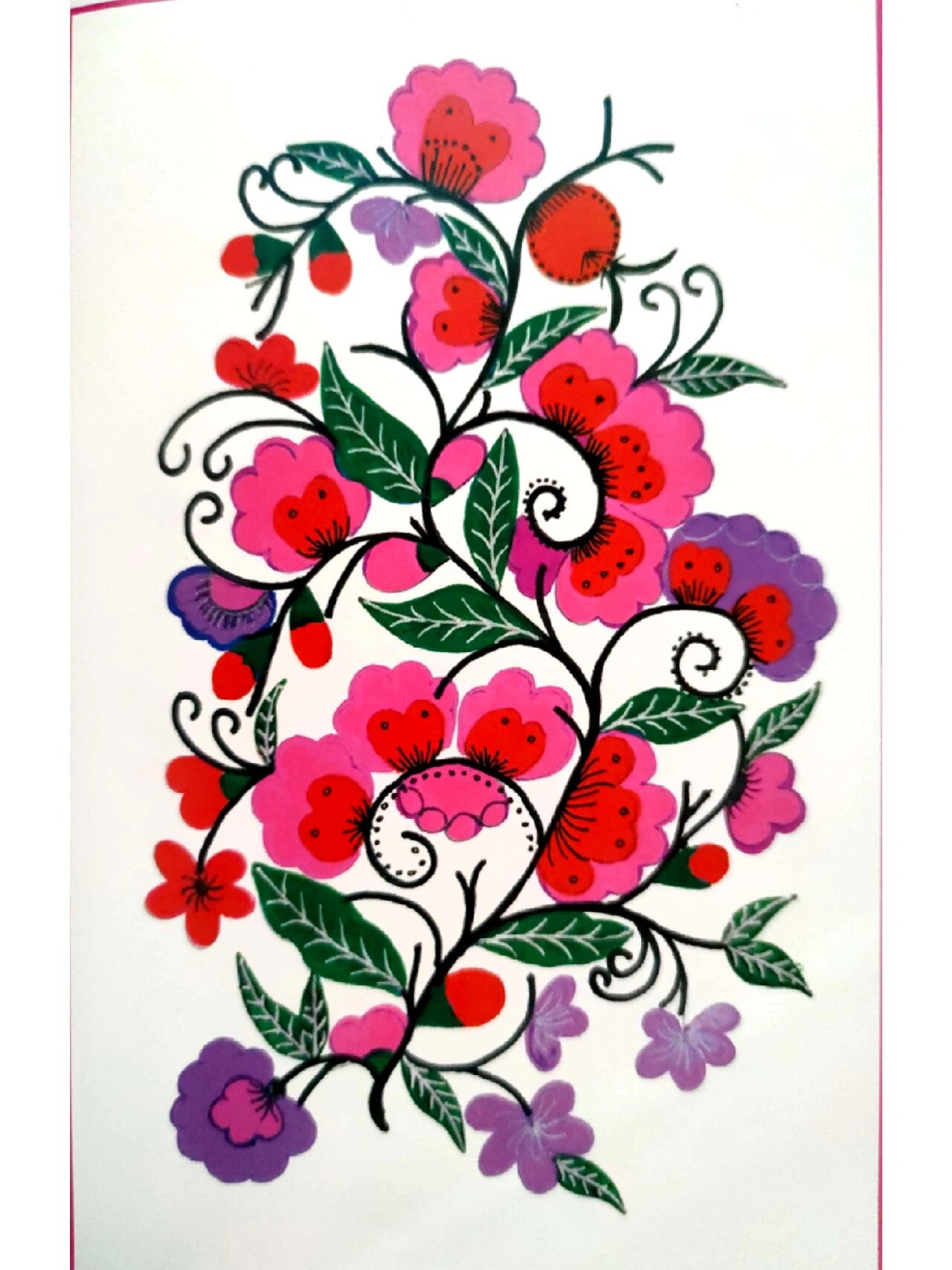 纹样|羌族围腰纹样