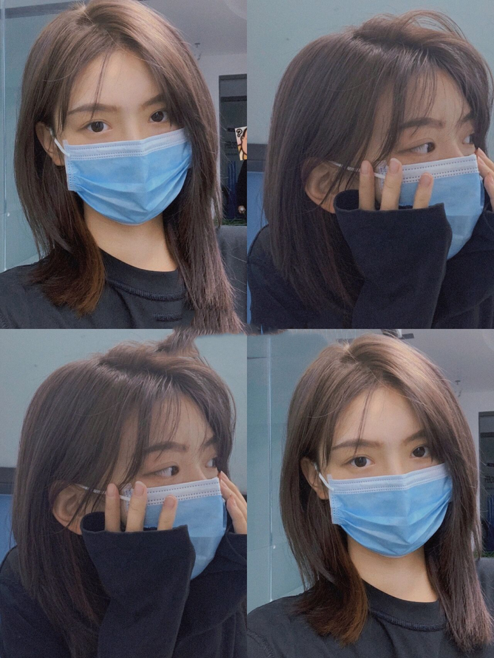 中长发型不需要打理的发型～蓬松锁骨发6015 中发锁骨发烫发蓬松