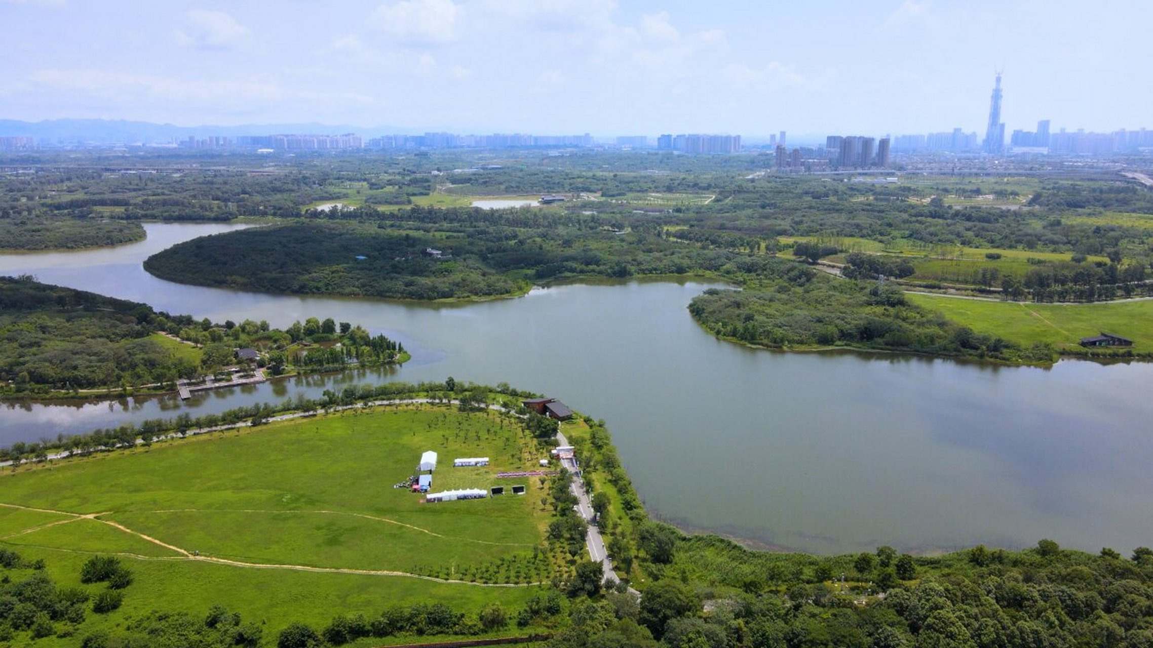 成都青龙湖湿地公园图片