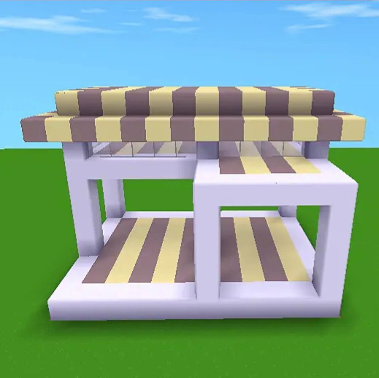 迷你世界奶茶店教程_上集