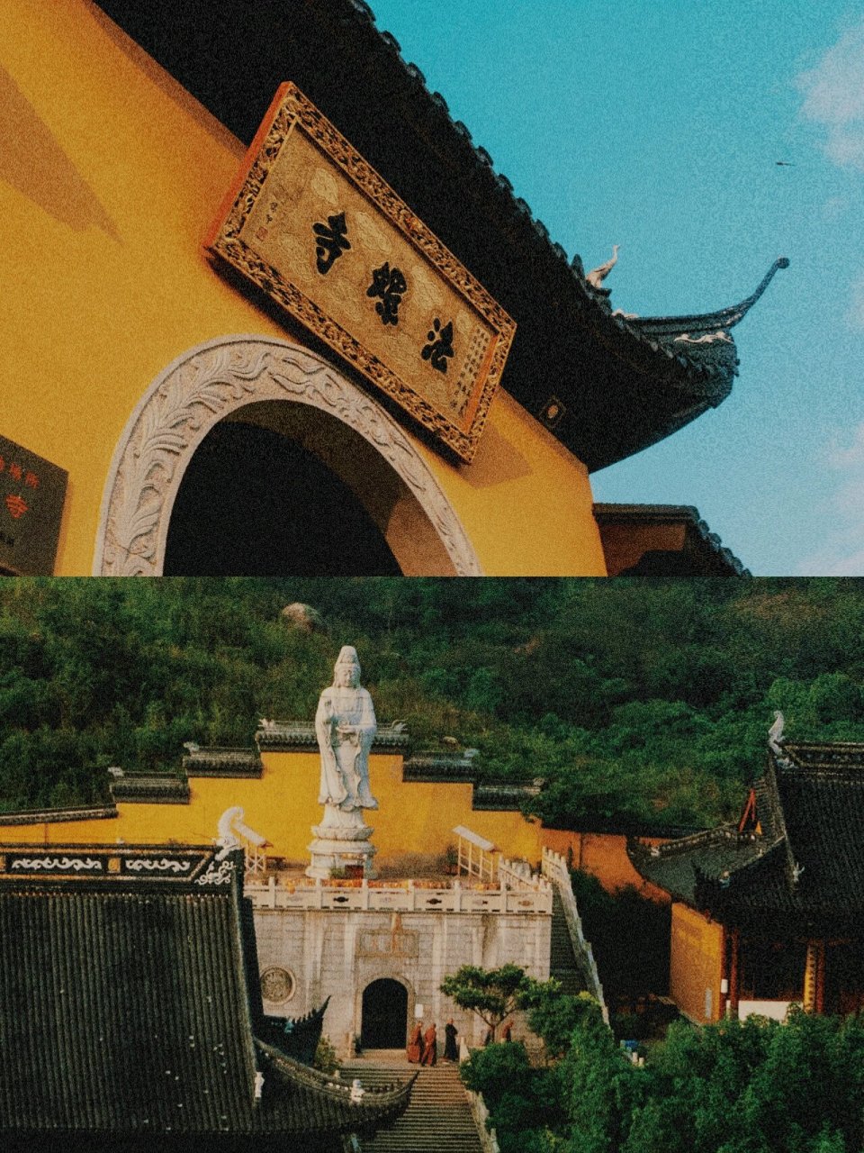 从天云寺木门出去,工作人员会嘱托他们下午4点就会关门,无法返回