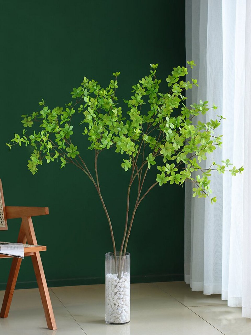 北欧仿真绿植日本吊钟植物马醉木假树摆件02