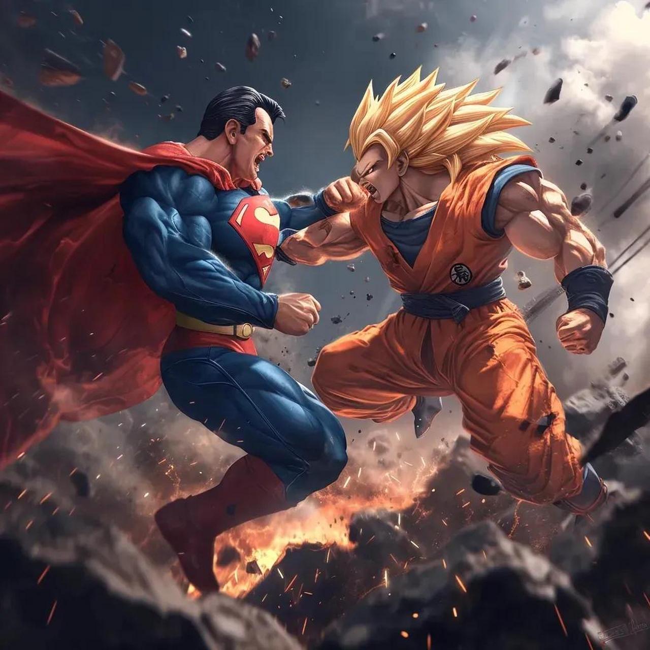 悟空打超人还需要变身超级赛亚人3吗? 超人在龙珠到底是什么水平?