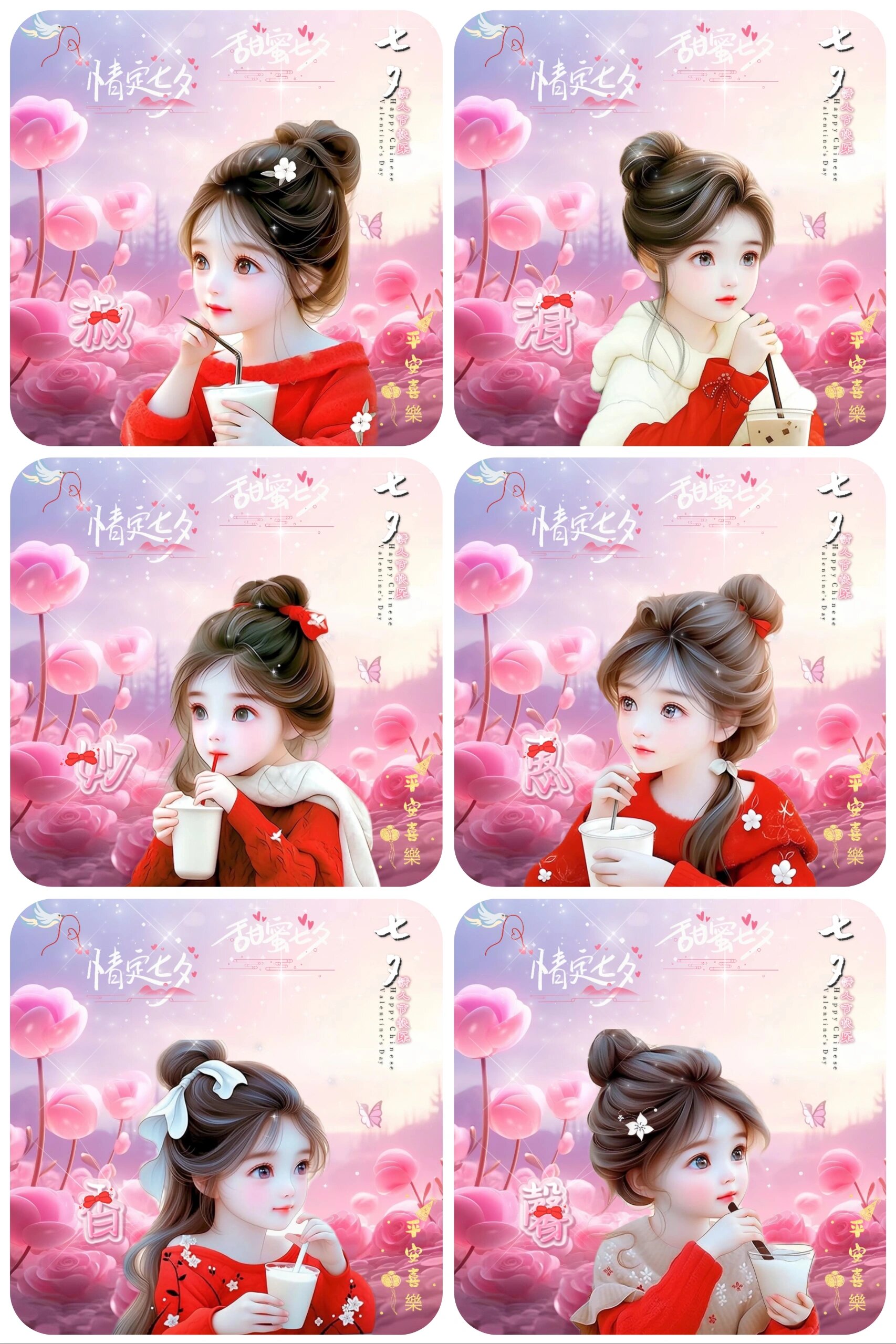 七夕专属姓氏头像来啦,有你喜欢的吗