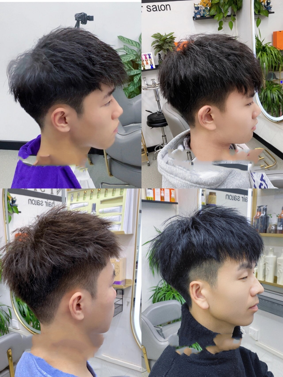 98男生摩根烫 | 男士好打理发型 | 洛阳理发 01566基础都自己