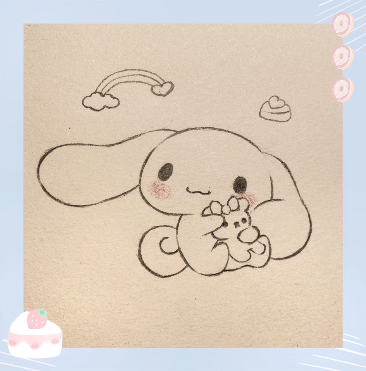 简笔画 玉桂狗90 天天开心呀