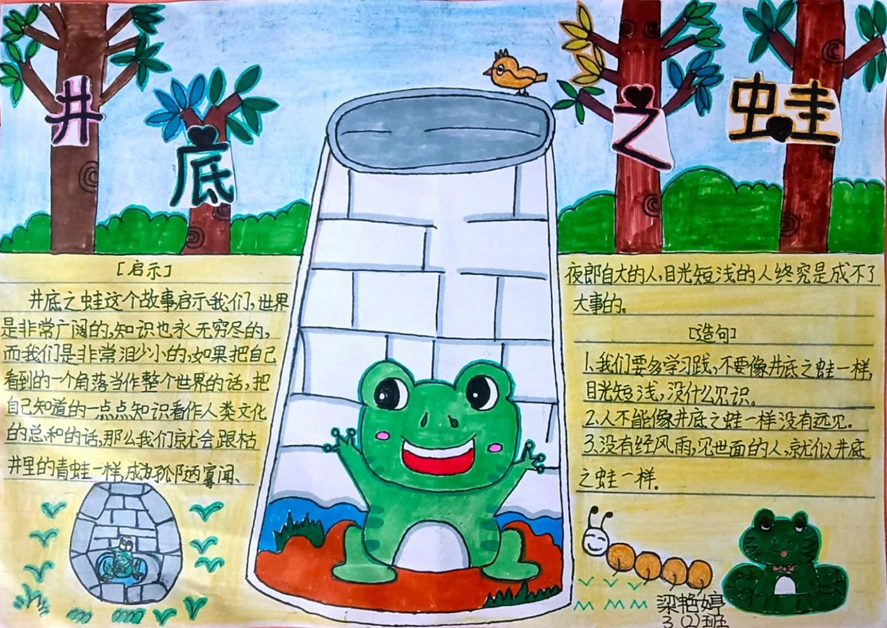 寓言故事手抄报…和绘画 寓言故事手抄报…和绘画