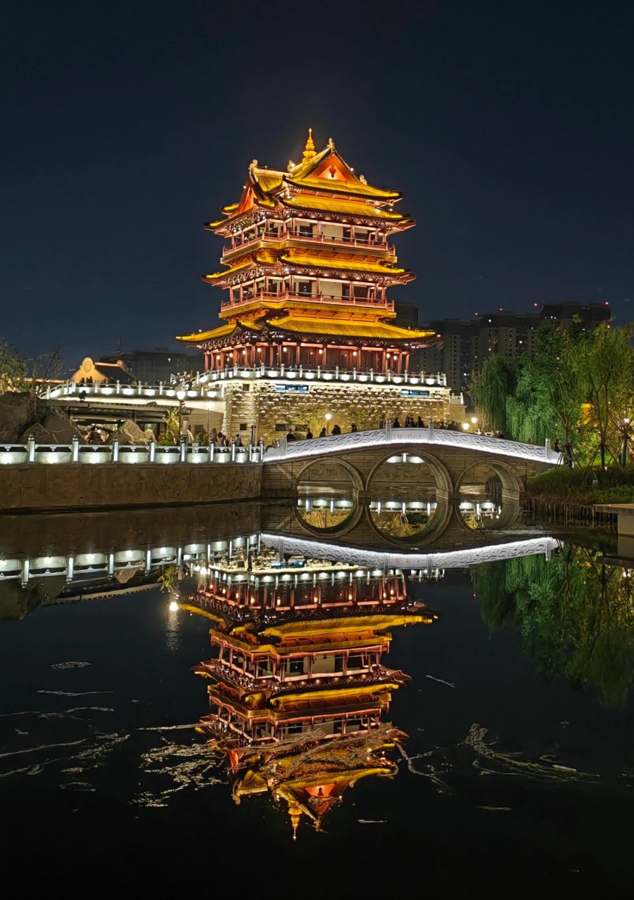 打卡常州翠园,夜景很出片91