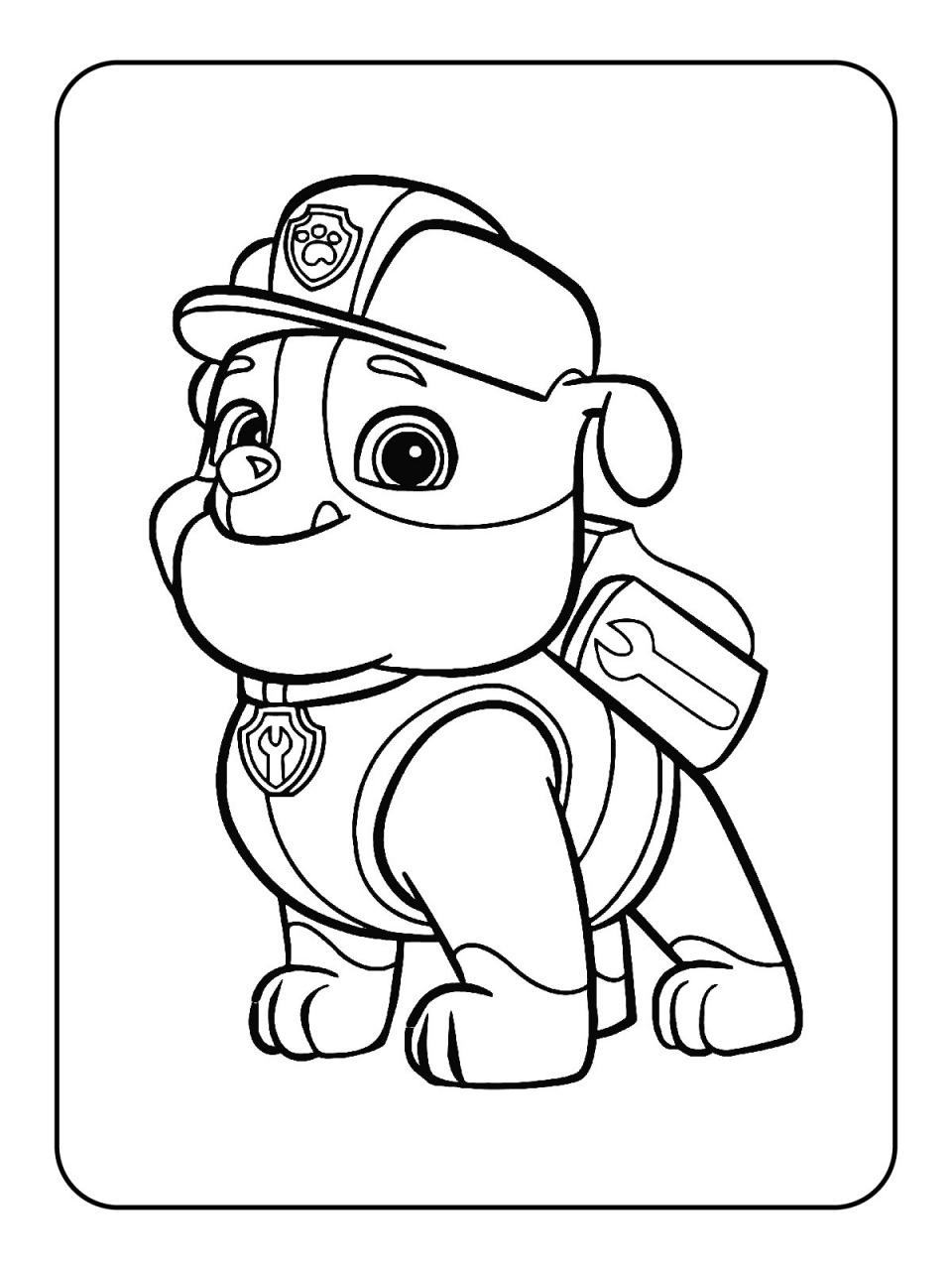 97汪汪队涂色素材 | 宝宝可打印涂色素材 82家里宝宝到了绘画启蒙