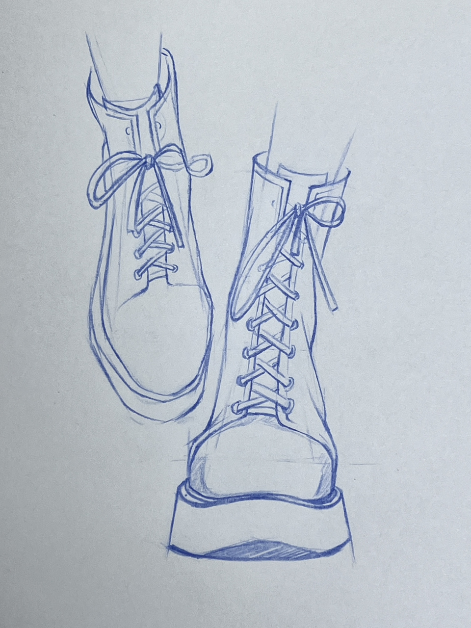 画一双鞋儿 鞋子线稿