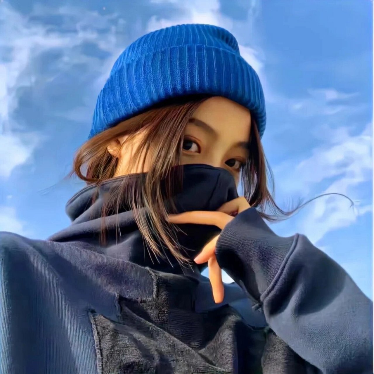 戴帽子的酷酷女头 图片源于网络,侵删.