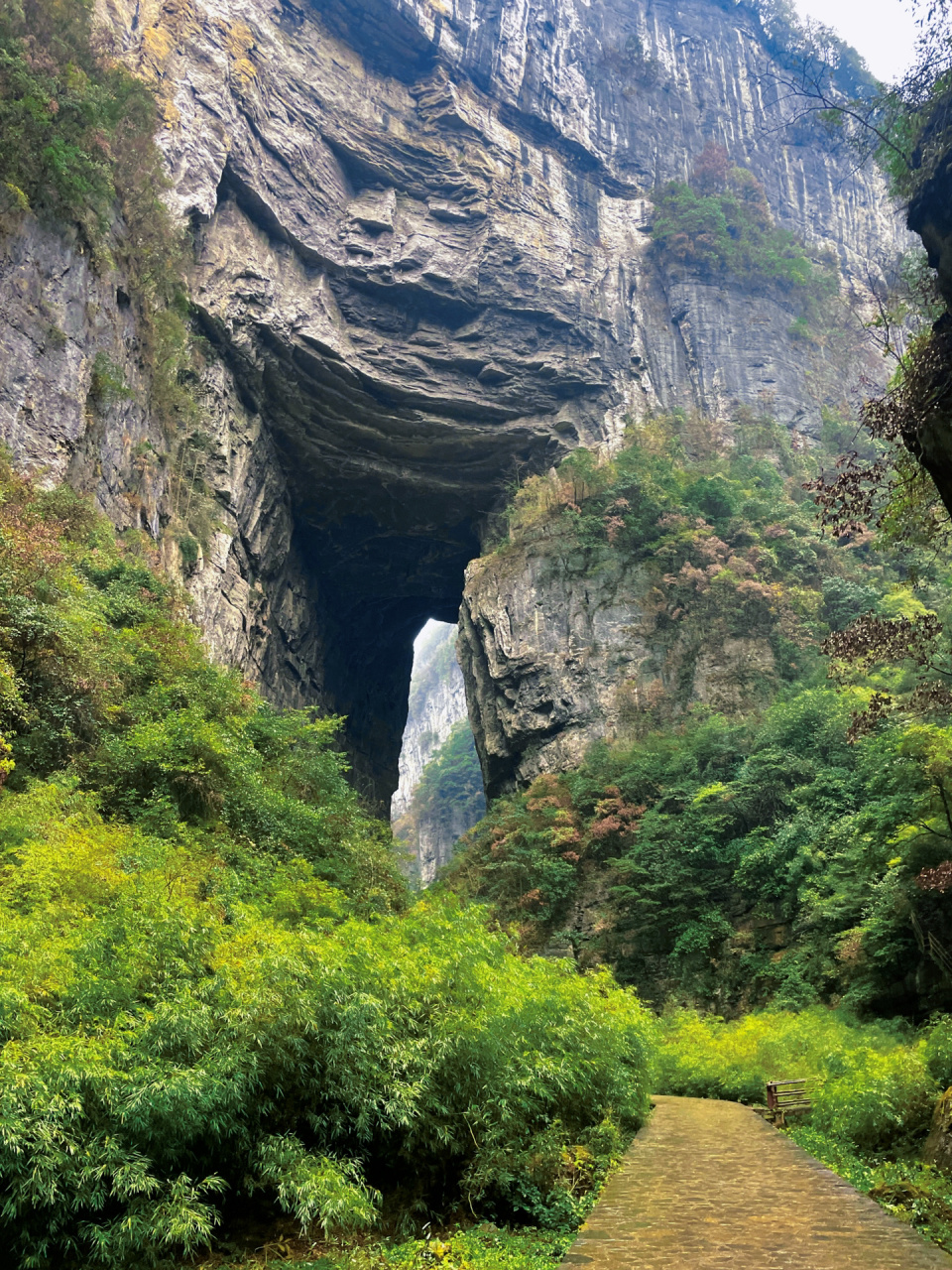 天坑峡谷喀斯特图片