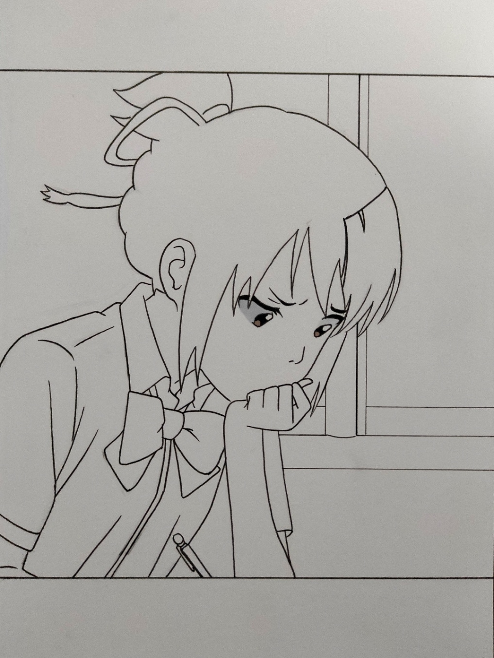 画一个三葉 爱了 #你的名字