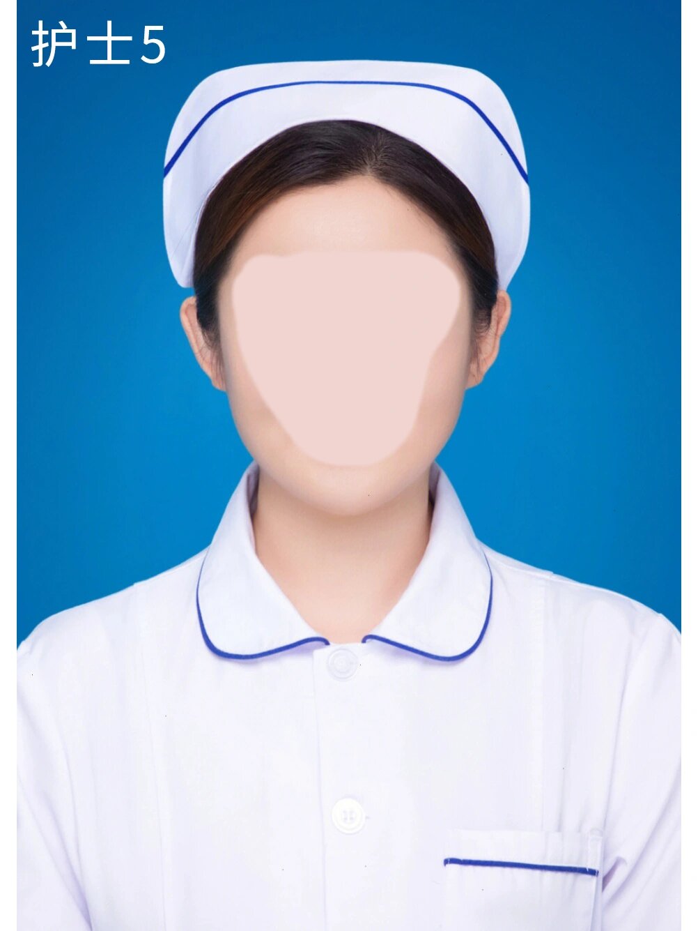 护士证件照来一波只要有张正脸照片即可修