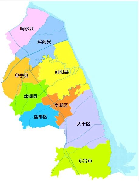 盐城行政区划