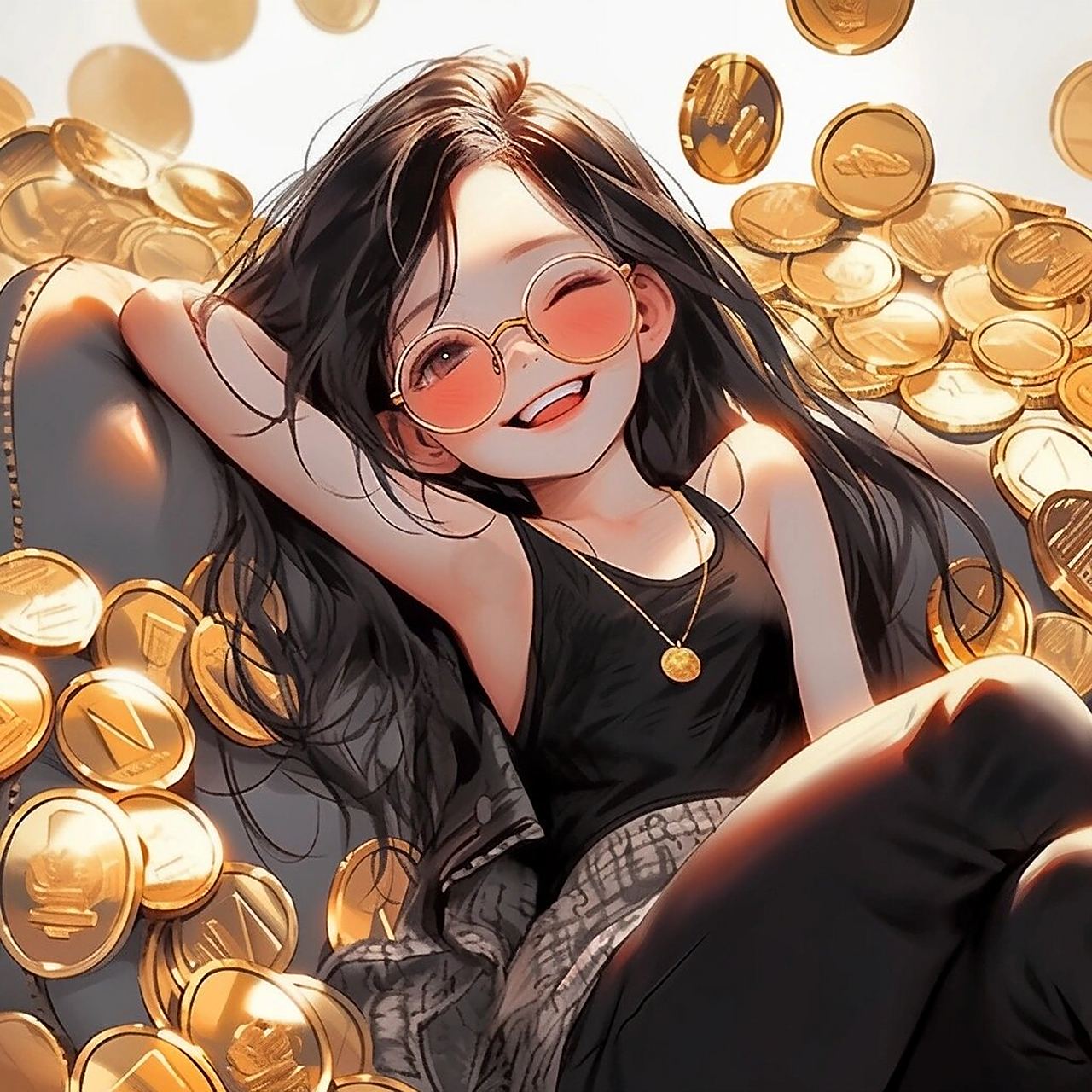 招财头像/我想当个小富婆90