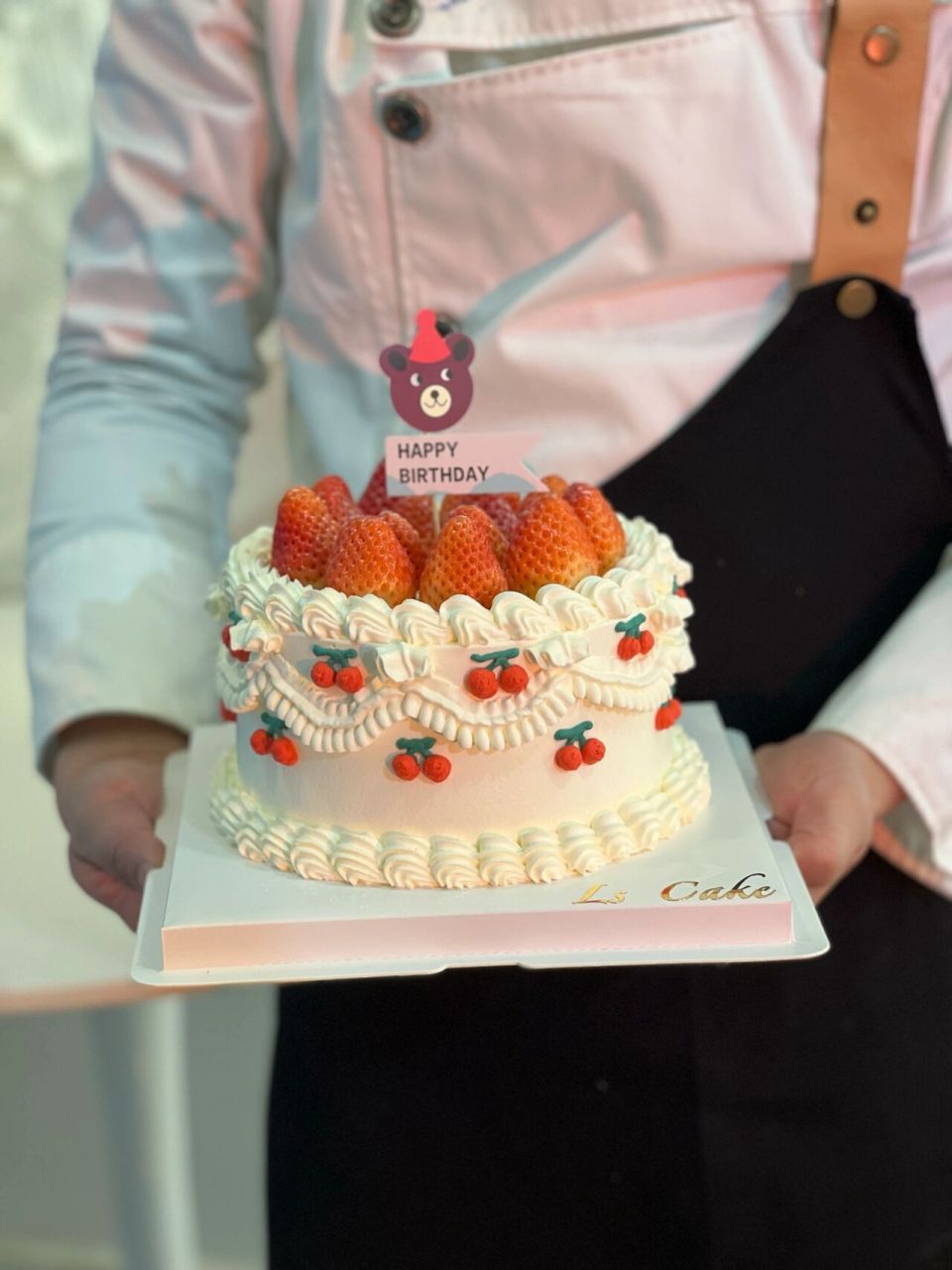 六寸草莓蛋糕 八寸 四寸和六寸对比