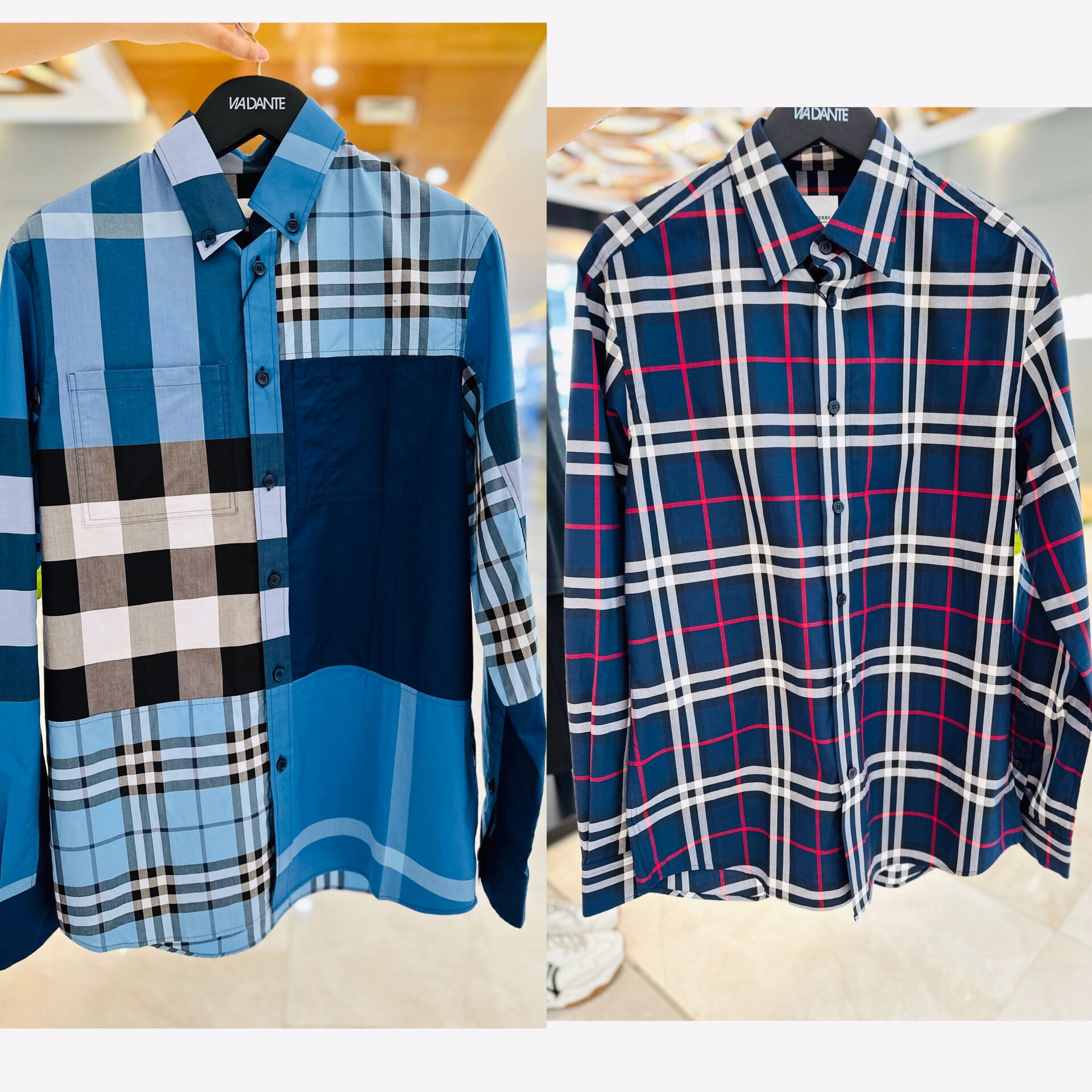 burberry 经典格子衬衣合集