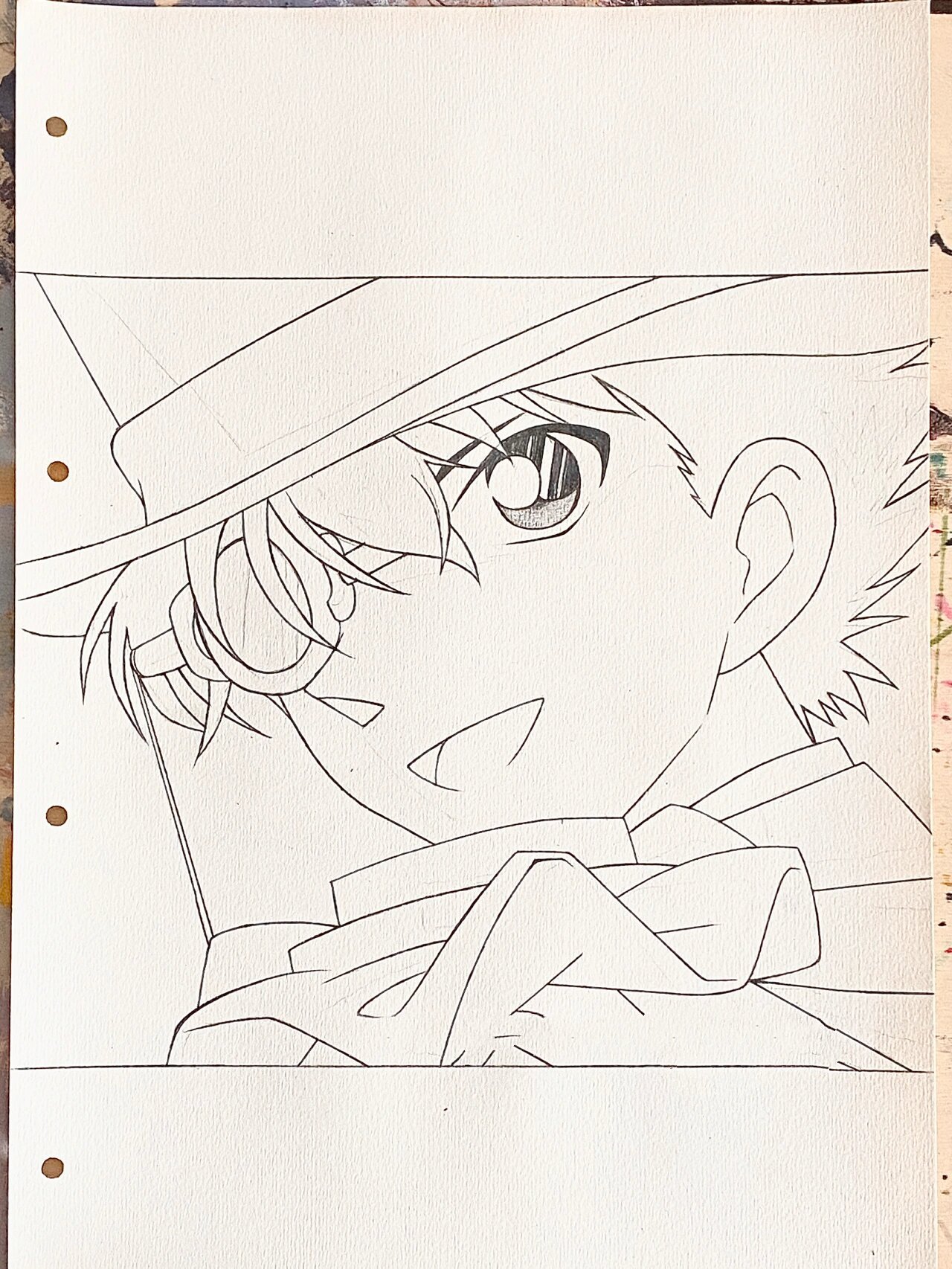 手绘名侦探柯南 怪盗基德