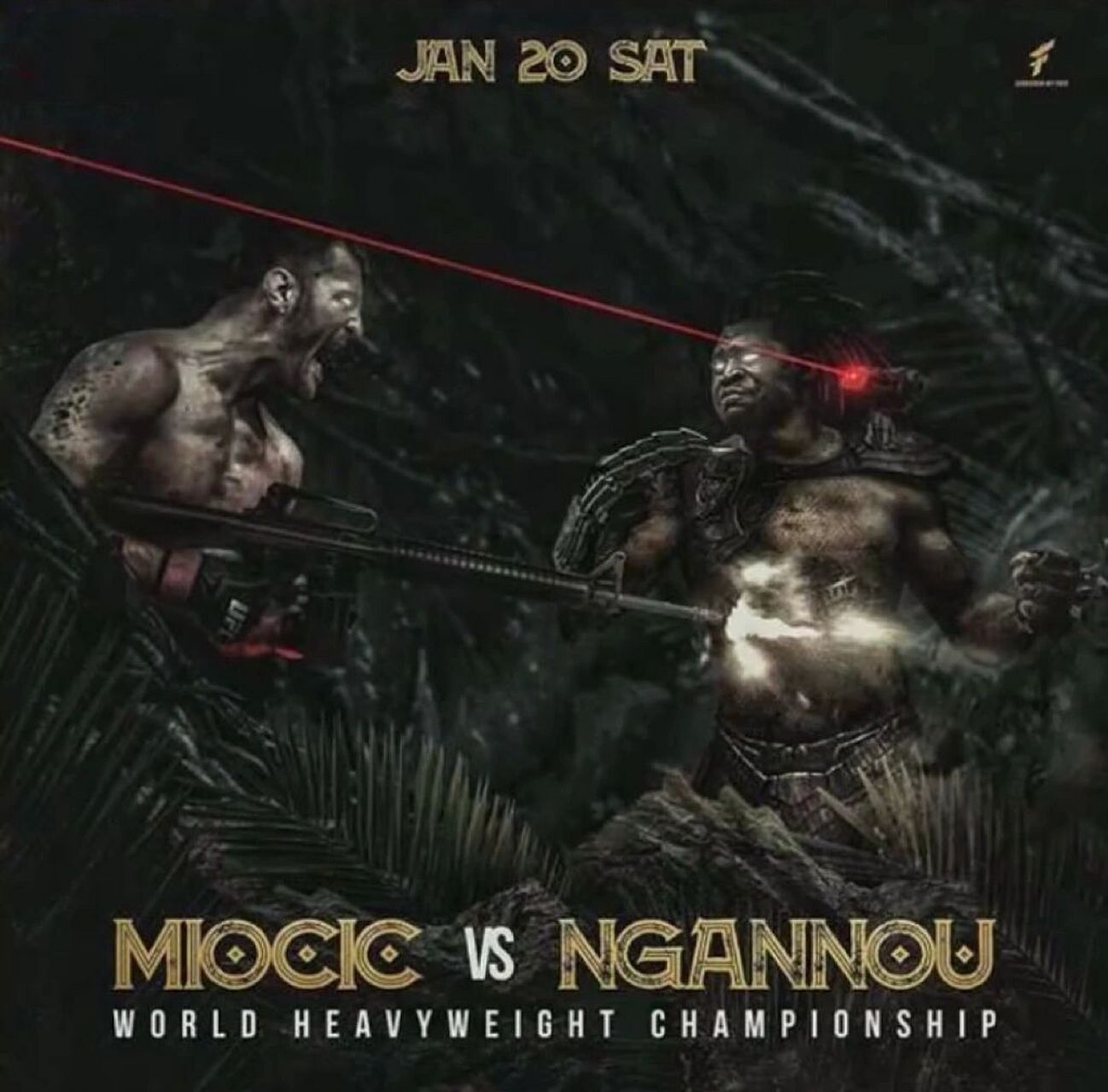 鹰炮之战 #动物格斗# #ufc