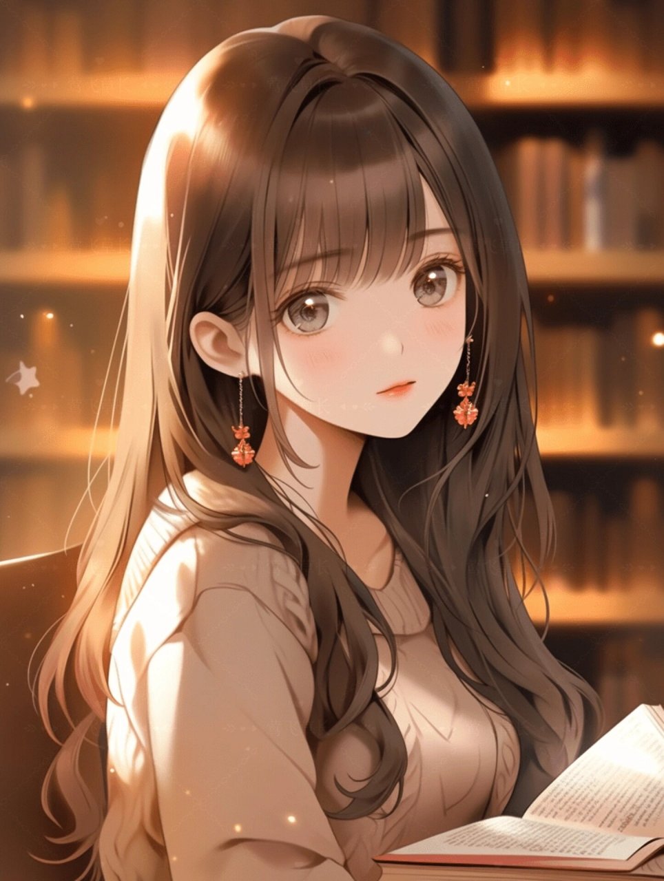 女生头像|读书女孩|每个你都闪闪发光!