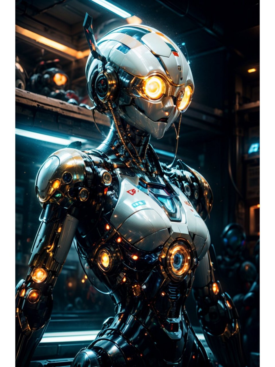 手机壁纸#0202#iphone壁纸#0202#机甲少女#0202#机甲