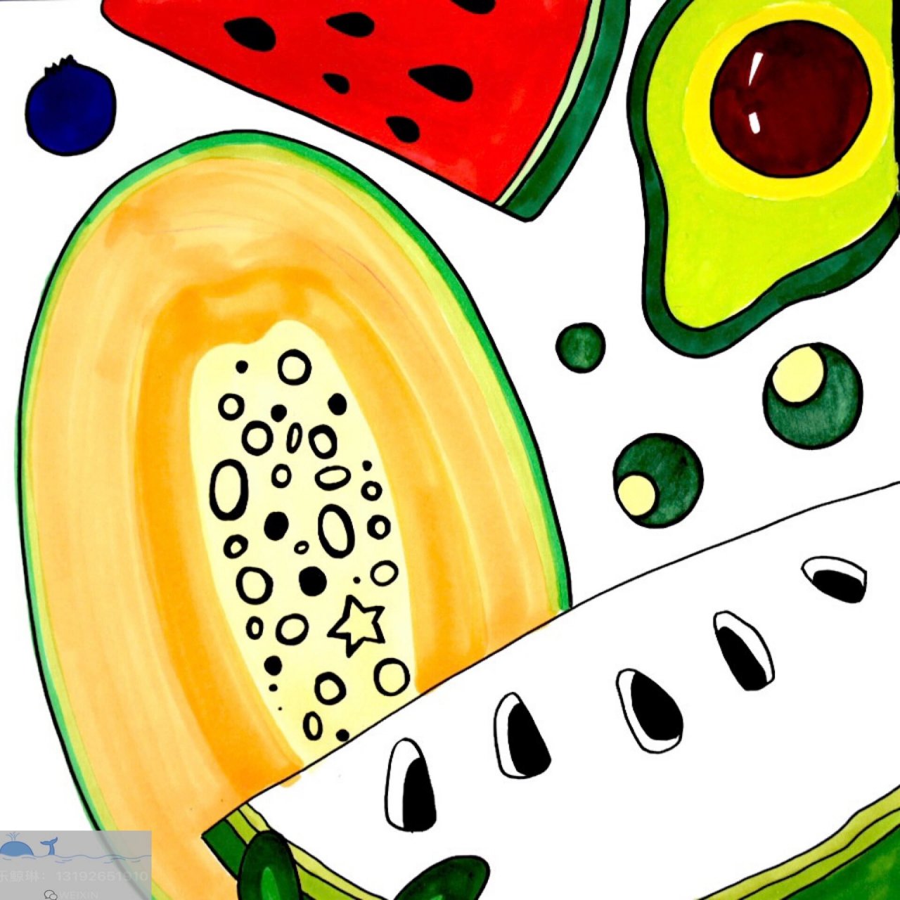 《有趣的水果切面》创意美术96 通过引导和观察,感受到生活中存在的