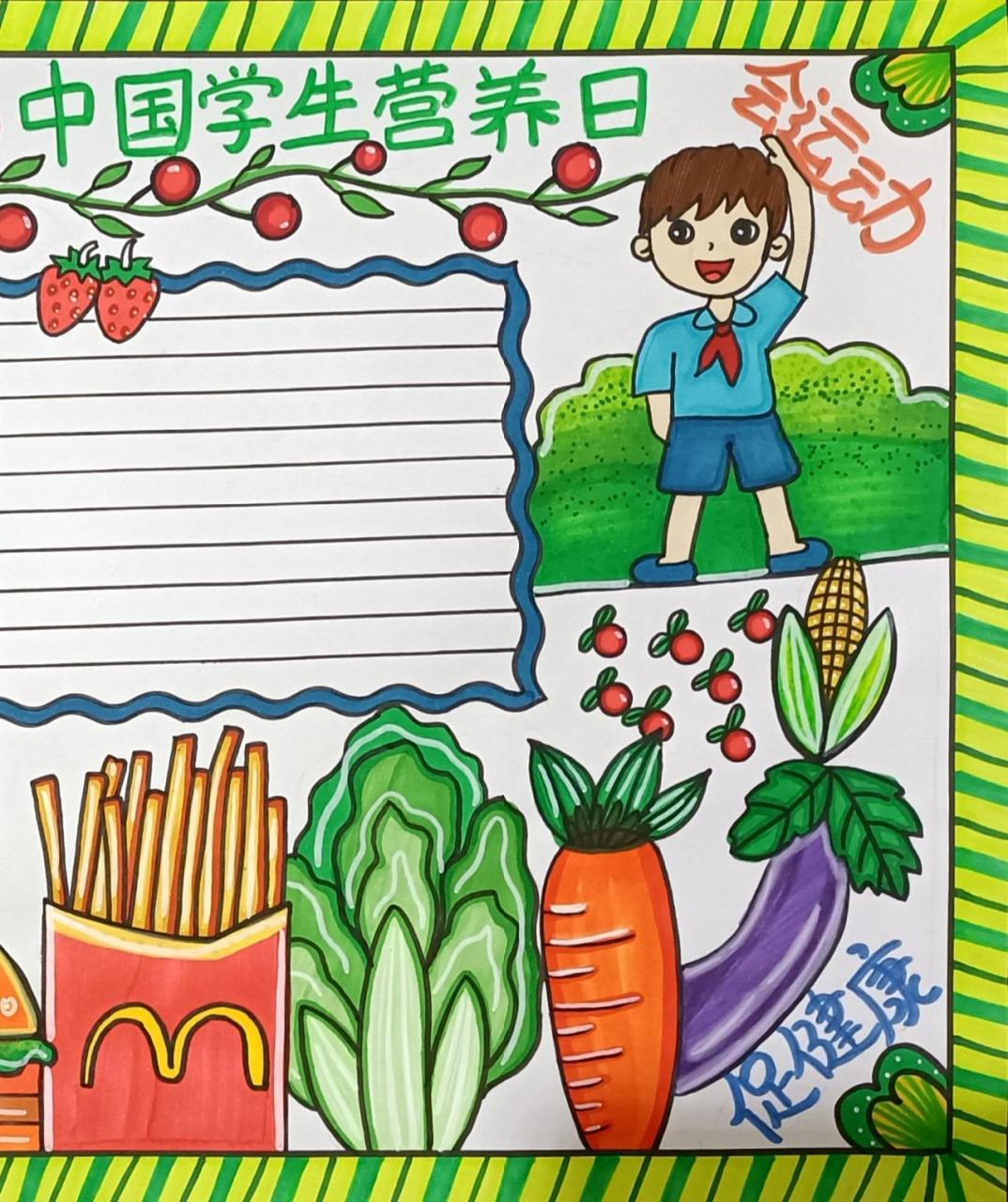 知营养会运动防肥胖促健康手抄报 知营养会运动防肥胖促健康手抄报