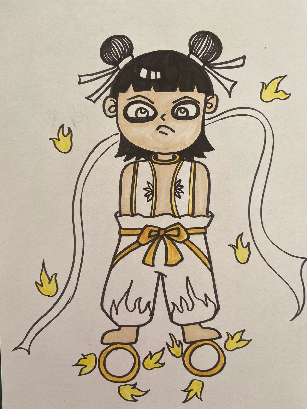 哪吒儿童画,简笔画