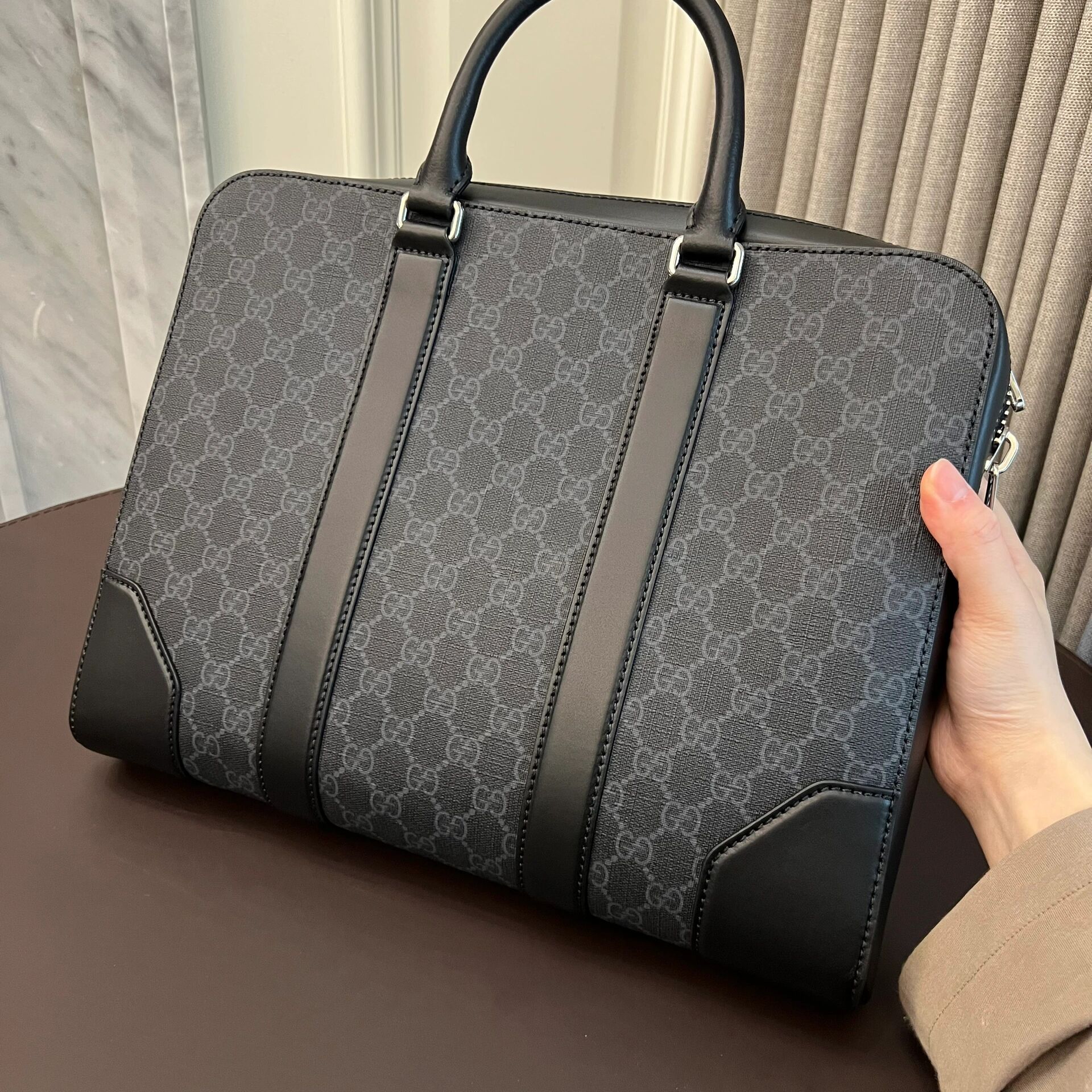 gucci 古驰 公文包 双g 男士手提包