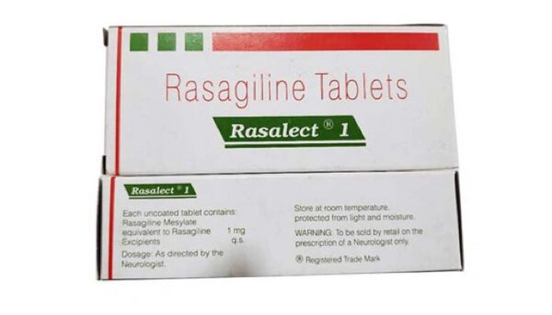 雷沙吉兰 rasagiline 1mg*100粒 是用于治疗帕金森氏病的药物.