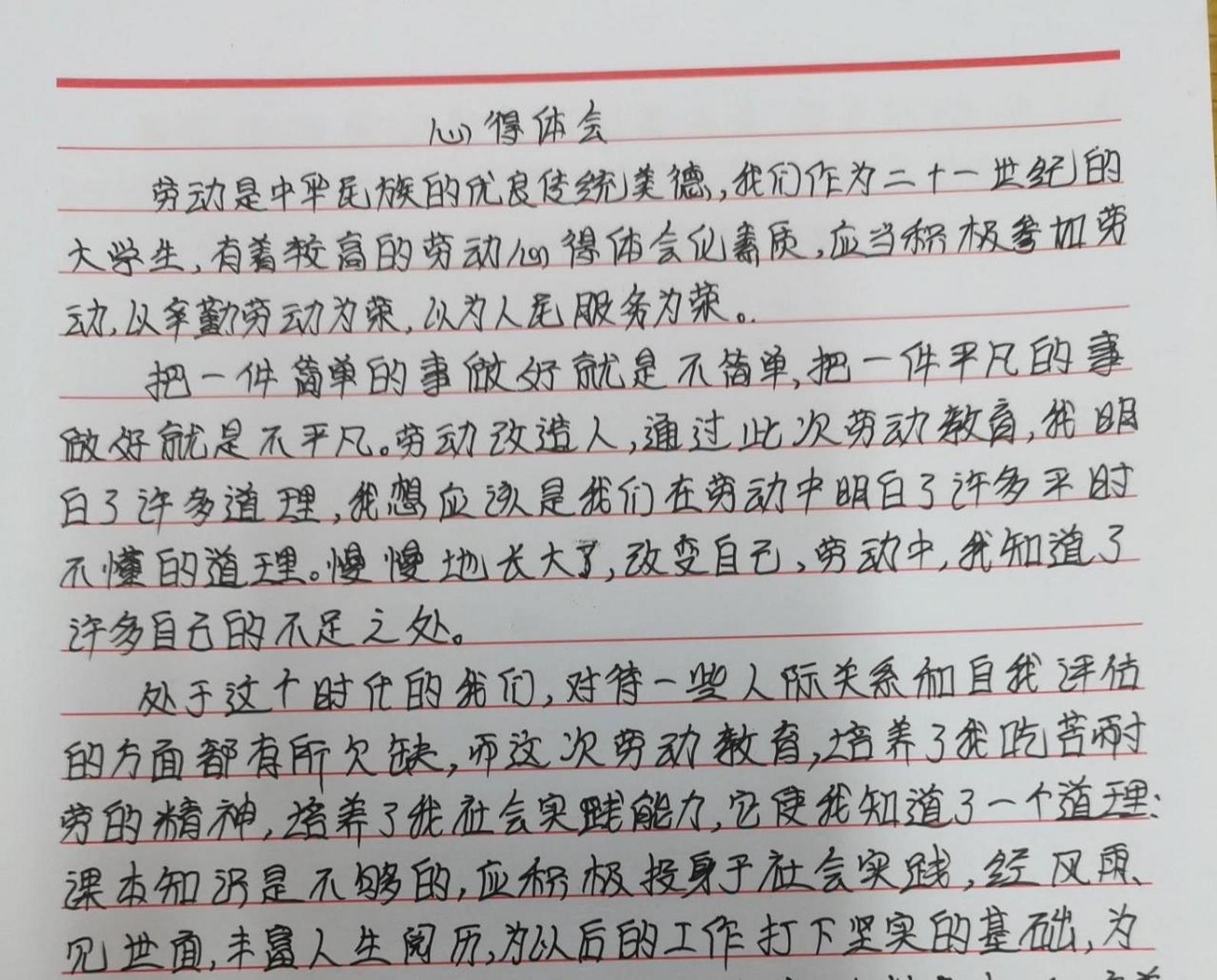 劳动教育心得体会 社会实践劳动教育