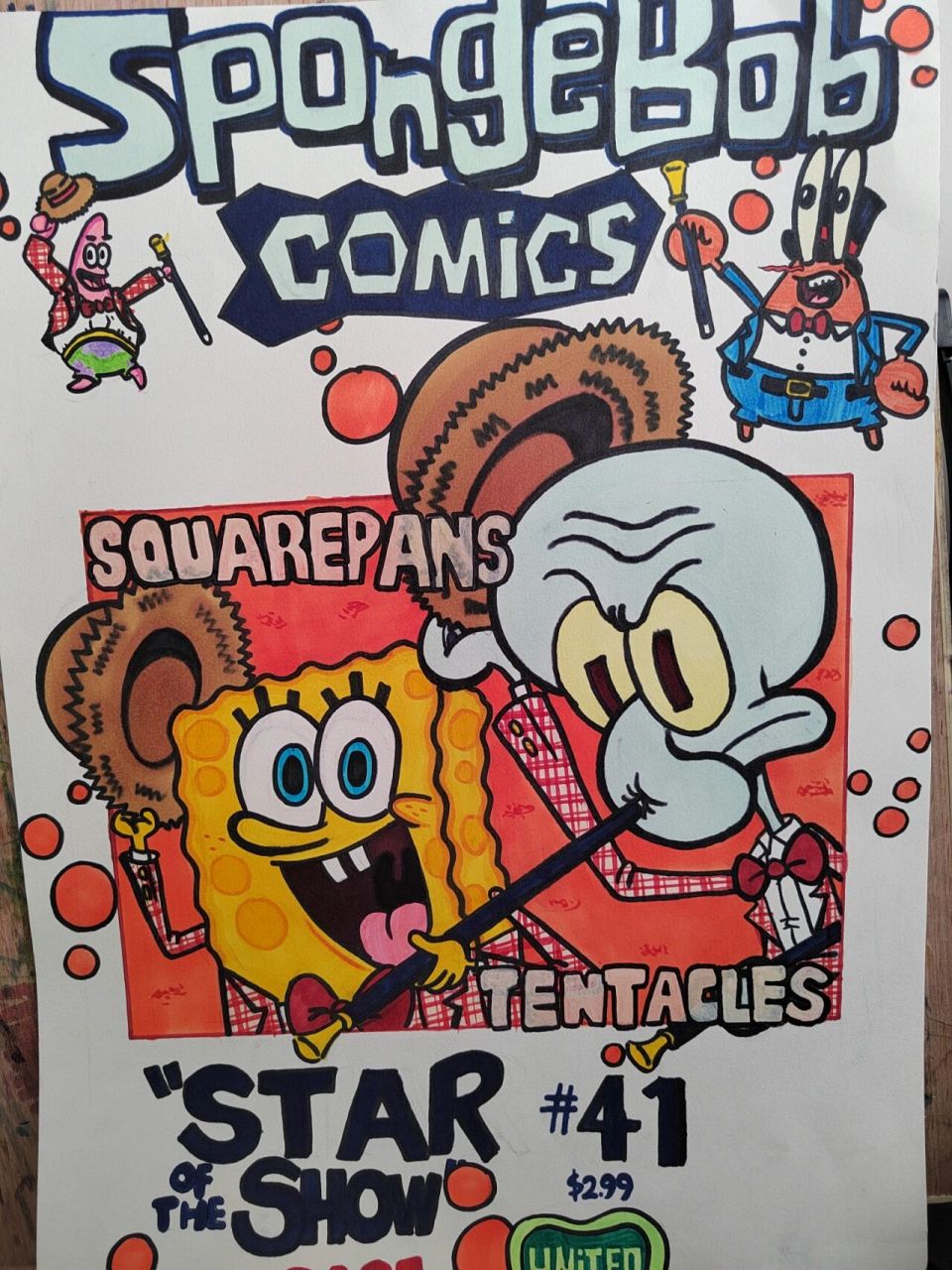 海绵宝宝英语海报