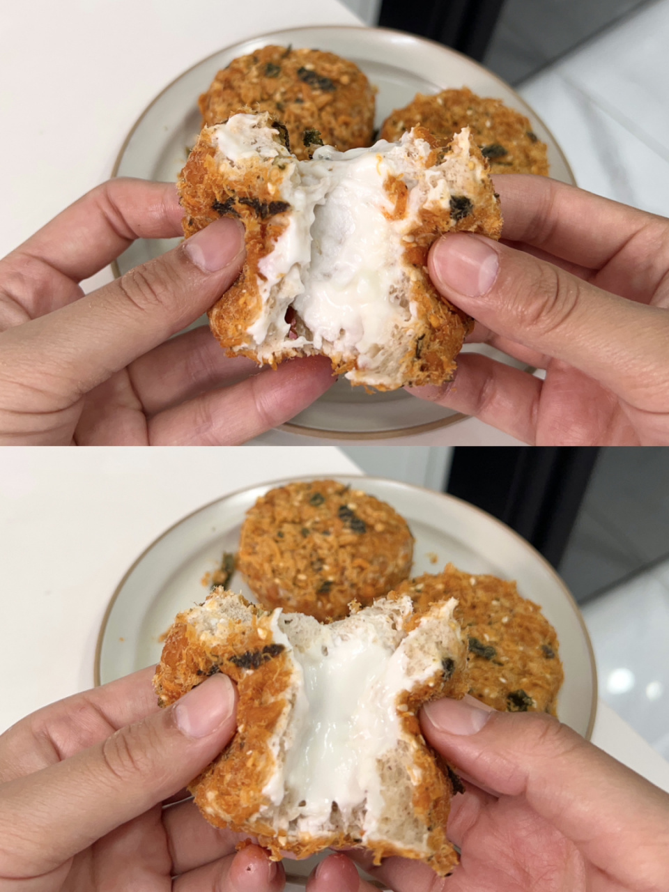 今天分享这个超简单快手的肉松小贝!