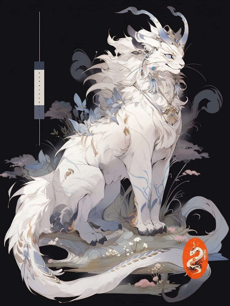 【山海经:白泽】 白泽,中国古代神话中的瑞兽.