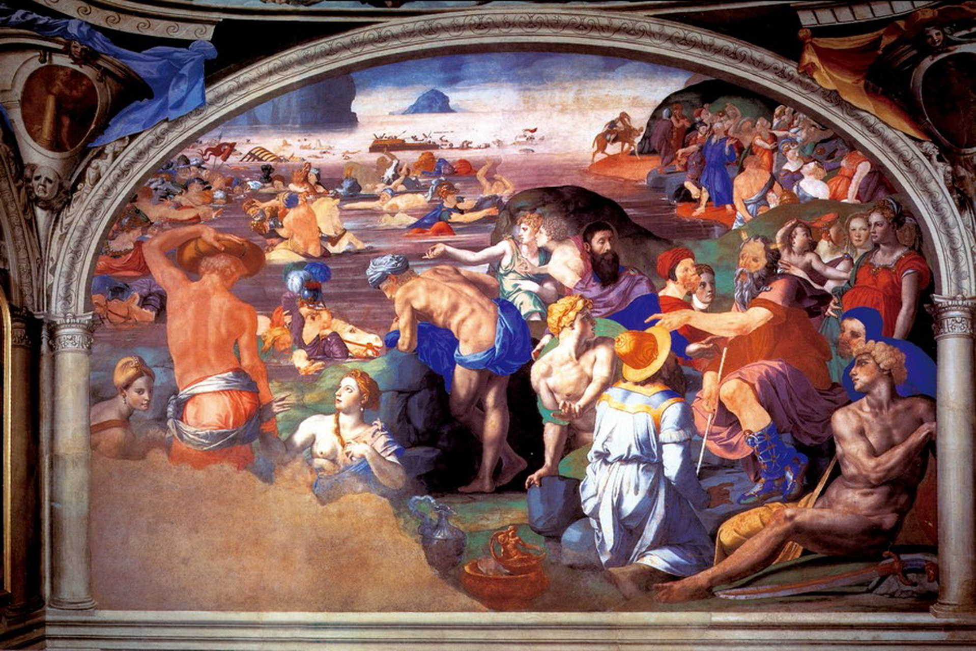 摩西过红海 今晚满脑子里都是《出埃及记》里摩西率领四十万以色列人