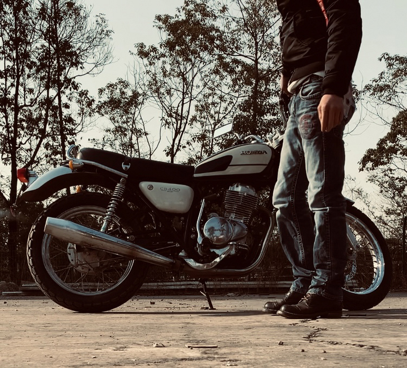 今日分享 本田cb400ss 日棍