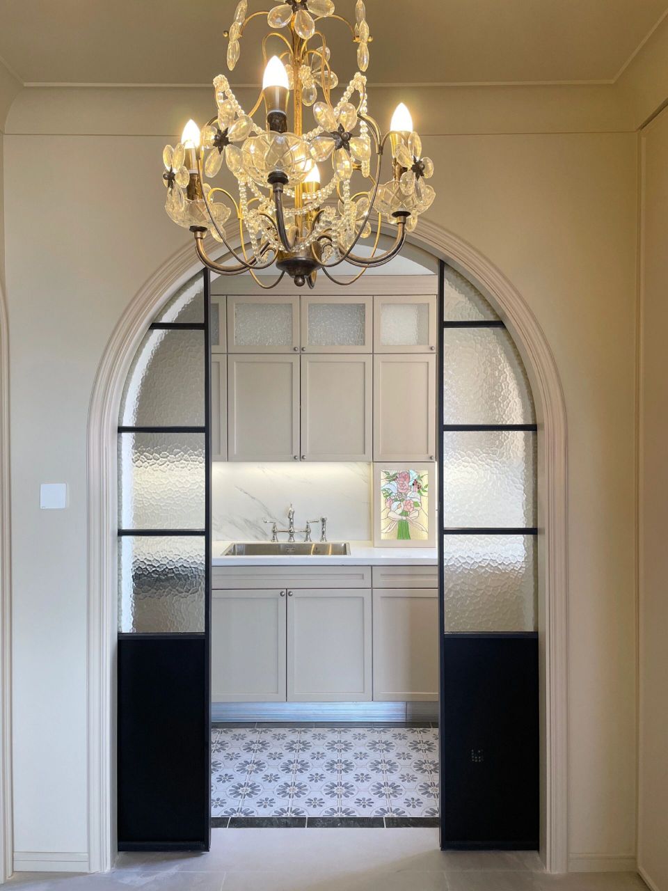 开放式厨房完美解决方案——口袋门06  	 装修之初,想了无数版厨房