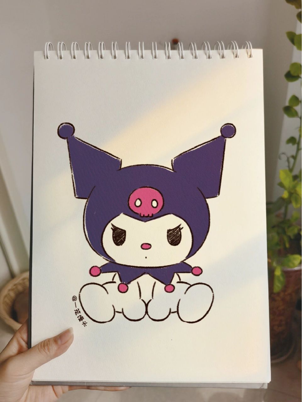 零基础手绘教程|三丽鸥|库洛米|绘画|画画 甜酷小妞库洛米