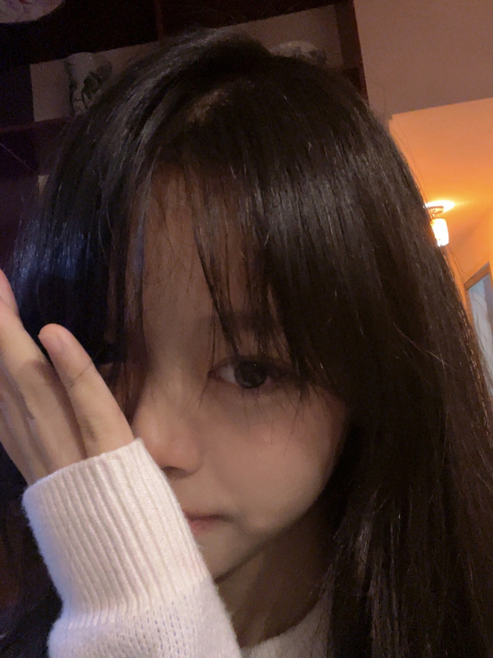 初中生素颜02 嘻嘻今天皮肤状态好好哦